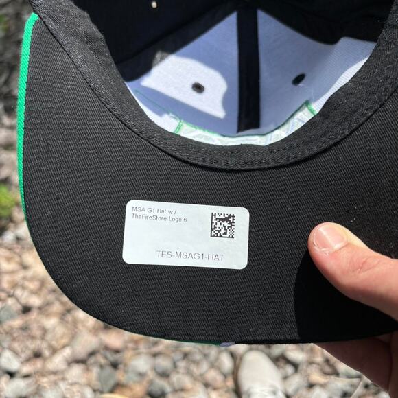 Y2K Black & Green Dad Hat! Nascar Style - Picture 6 of 7